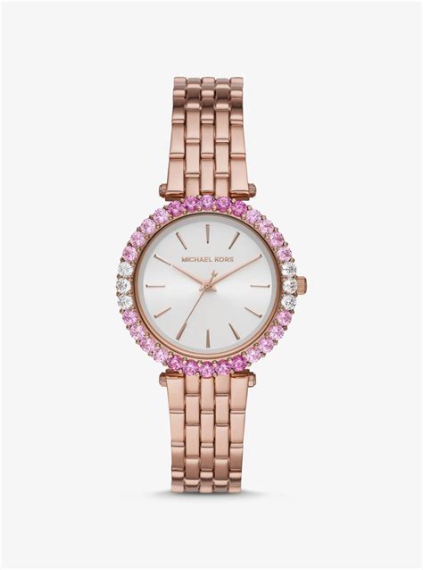 darci pave rose gold tone.